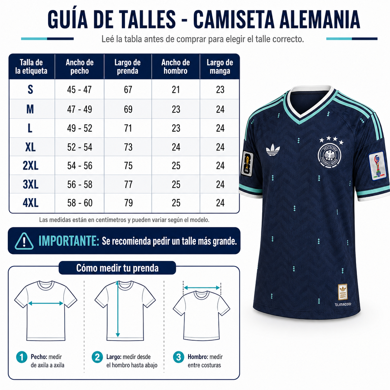 Camiseta Alemania Alternativa Mundial 2026 - Imagen 2