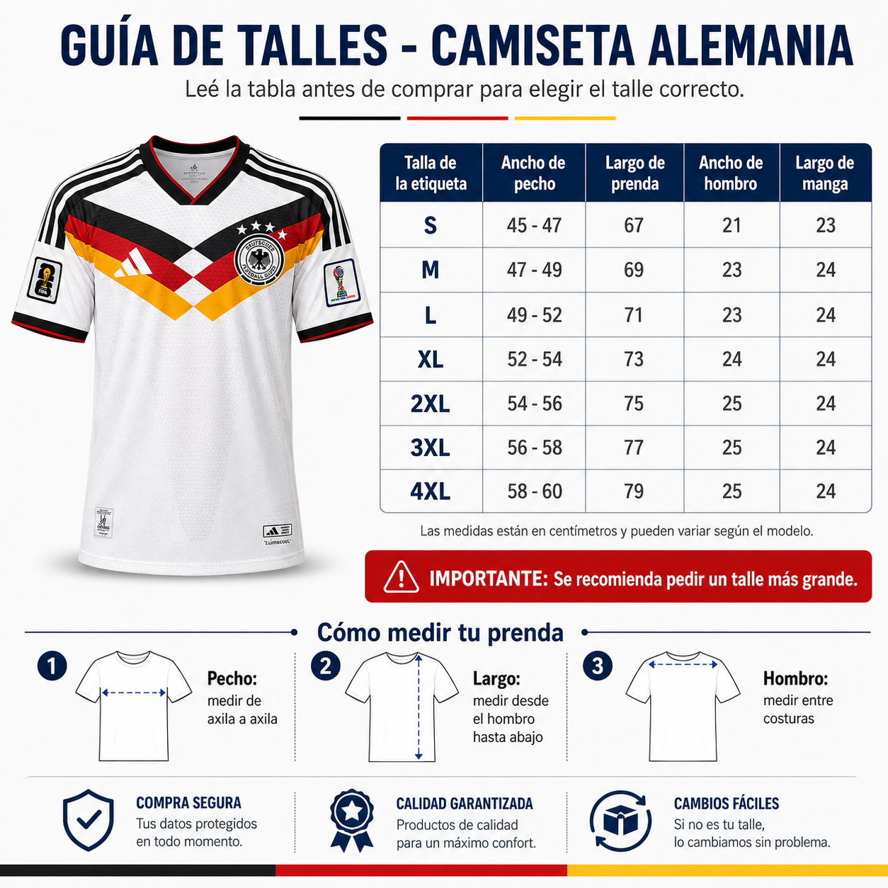 Camiseta Alemania Mundial 2026 WIRTZ 17 - Imagen 2