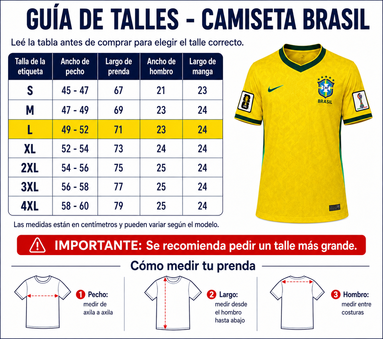 Camiseta Brasil Mundial 2026 - Imagen 8