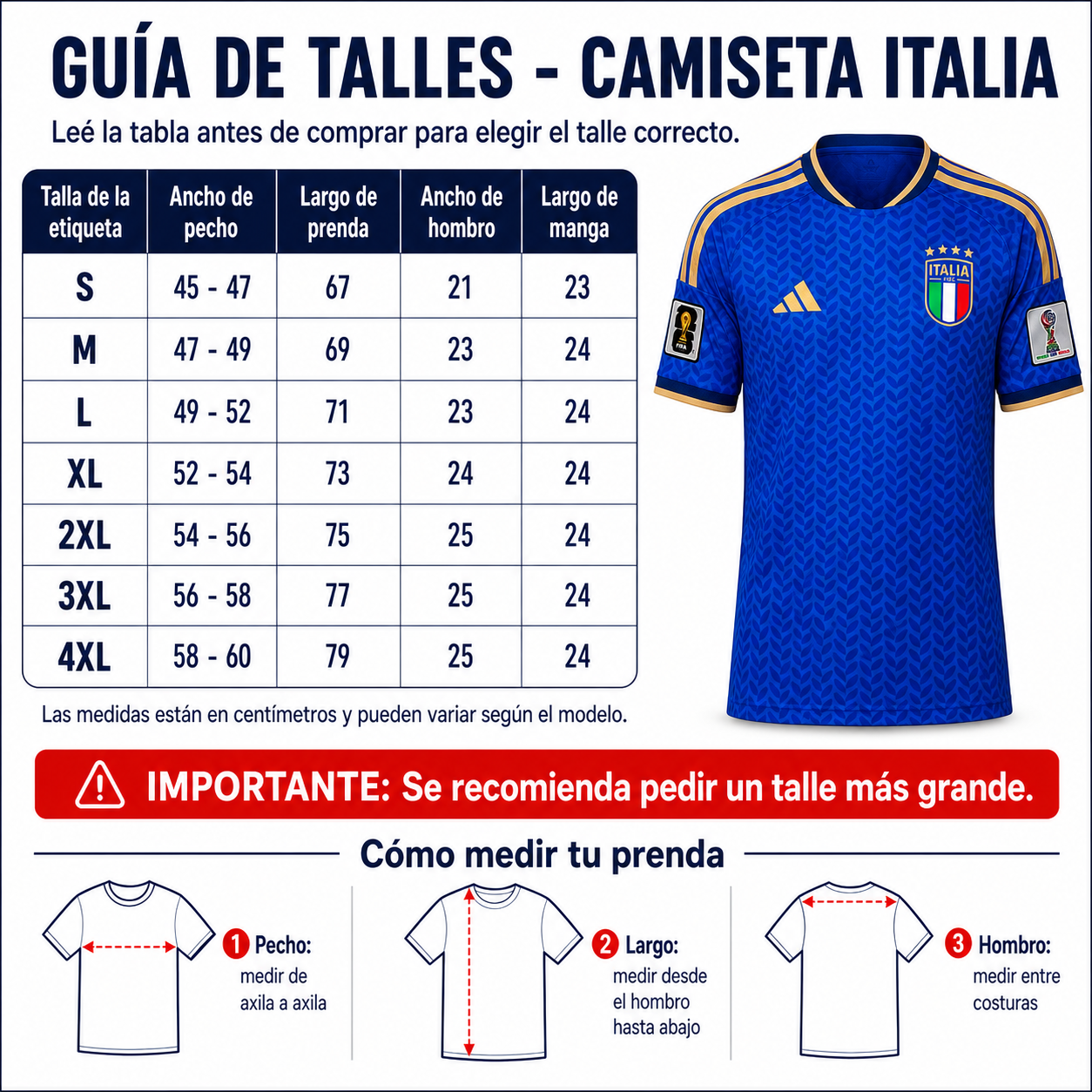 Camiseta Italia 2026 - Imagen 3