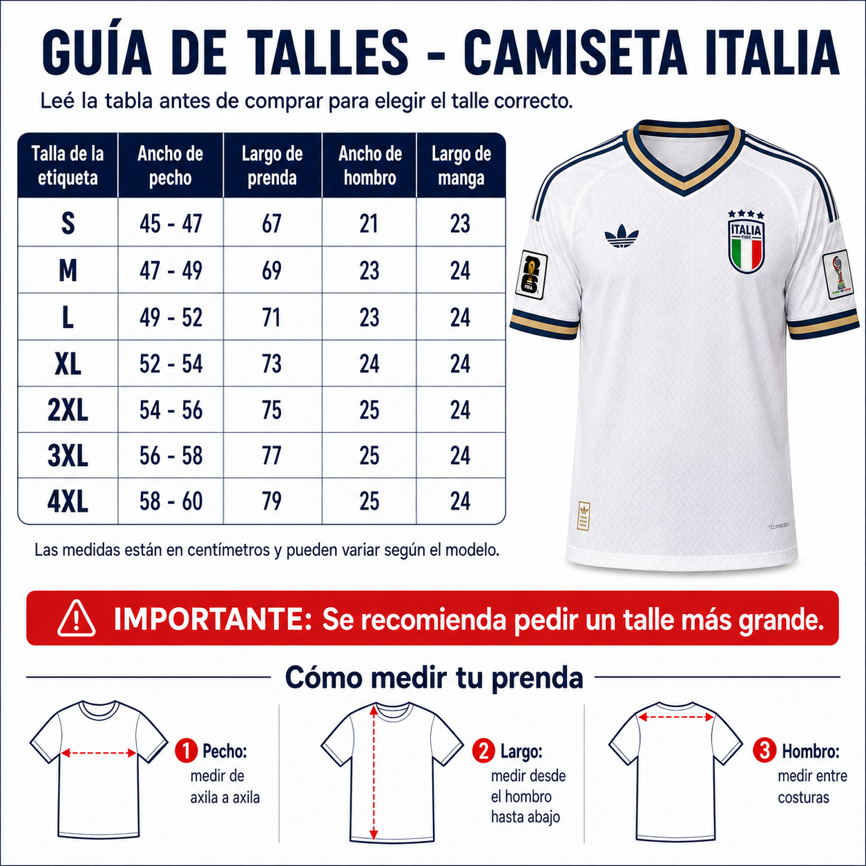 Camiseta Italia Alternativa 2026 - Imagen 2
