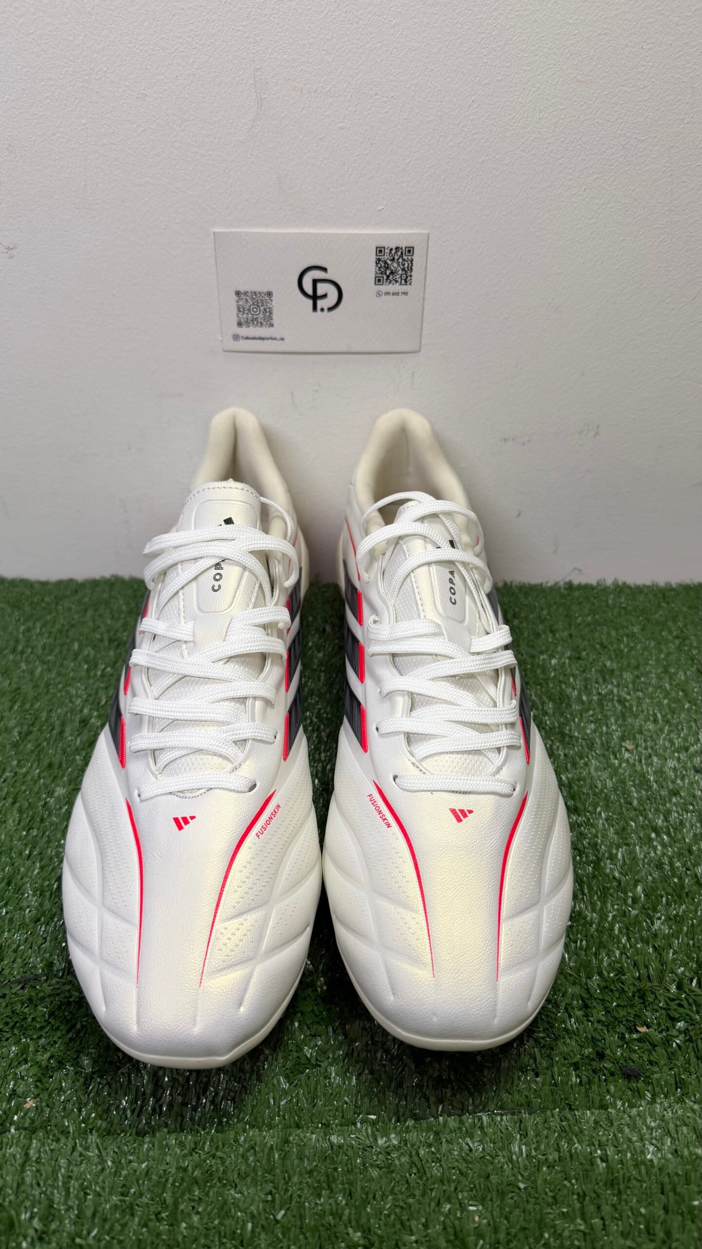 Adidas Copa FG Blanco/Rojo - Imagen 5