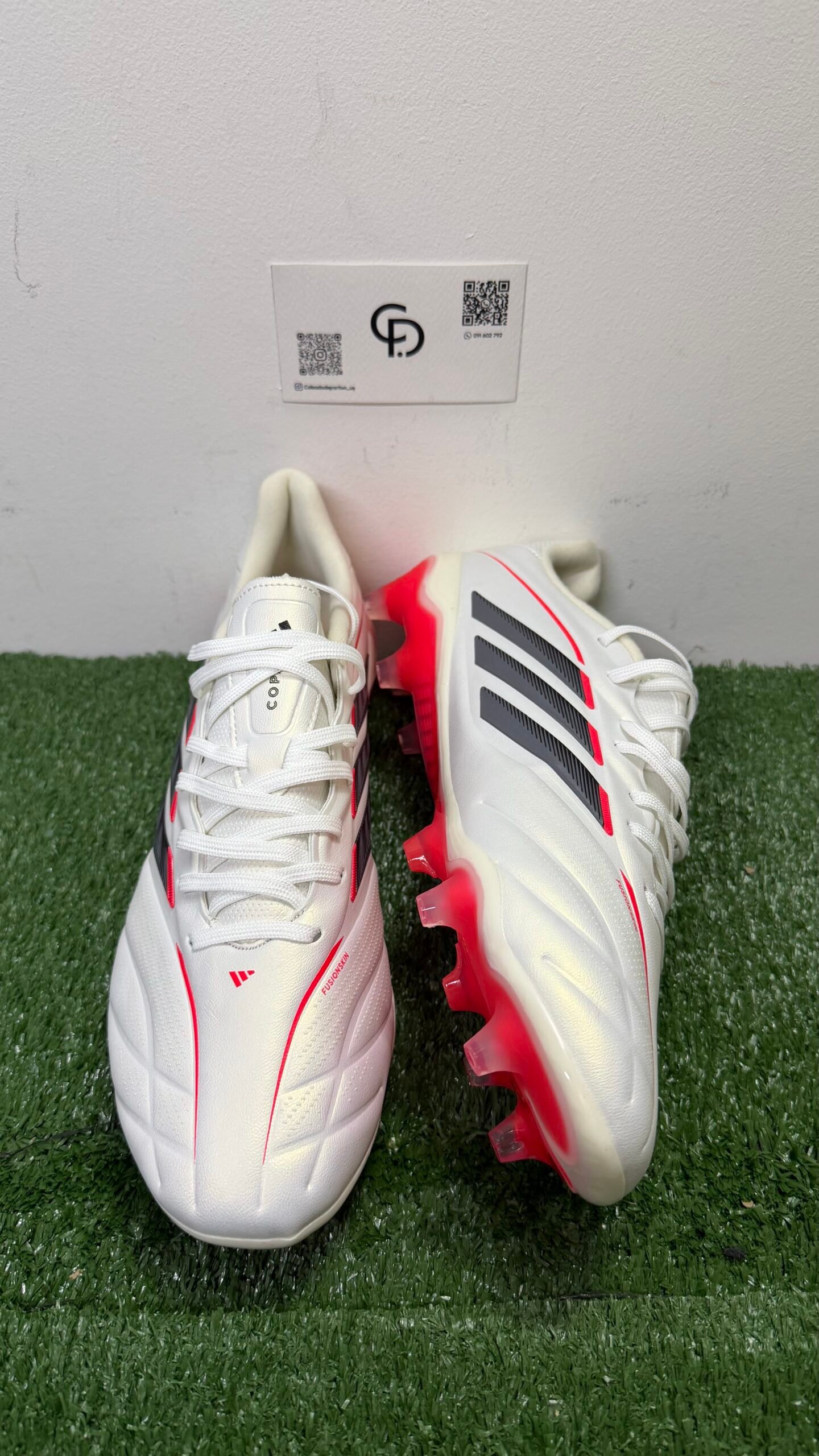 Adidas Copa FG Blanco/Rojo - Imagen 3