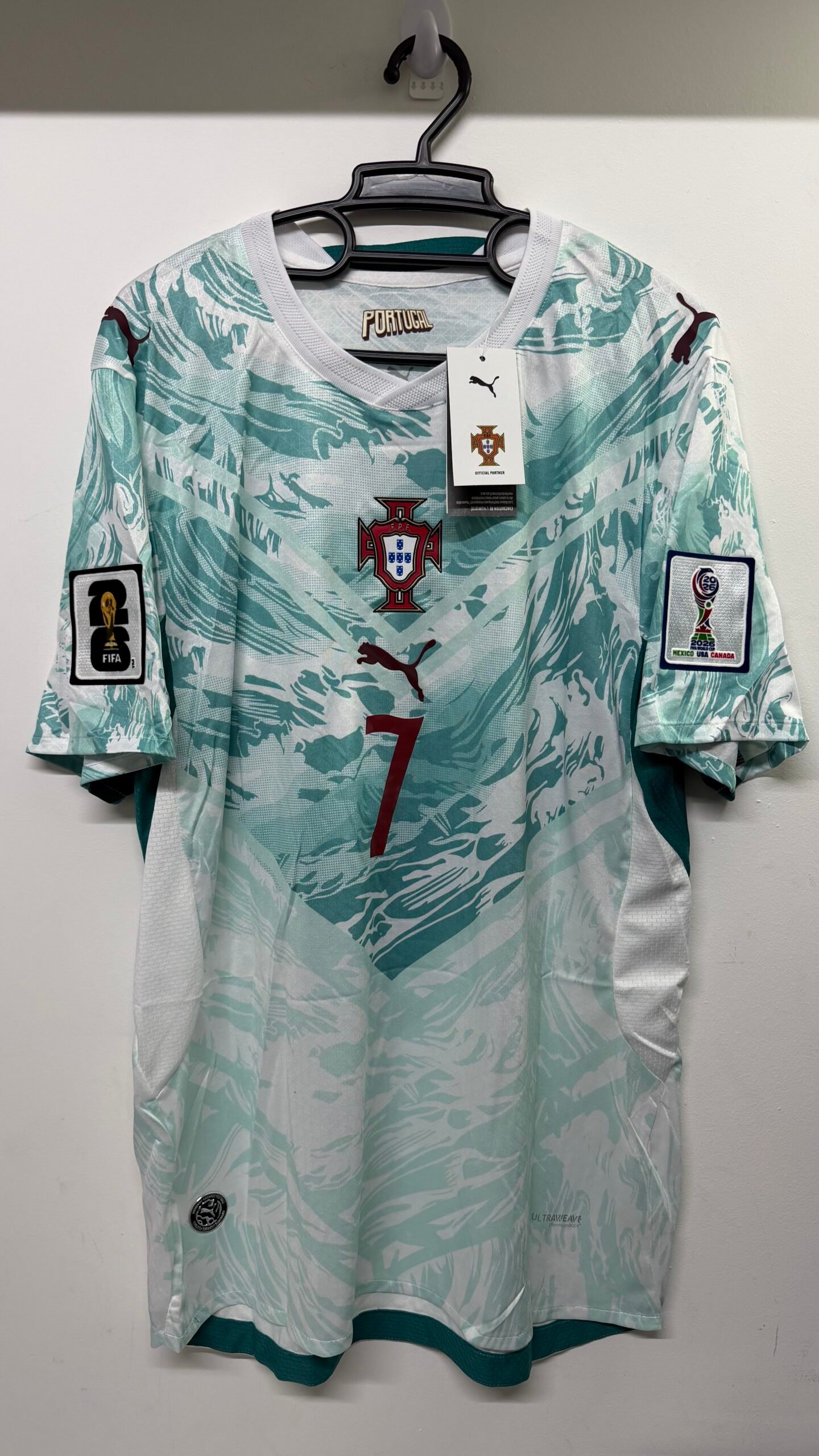 Camiseta Portugal Alternativa Mundial 2026 RONALDO 7 - Imagen 2