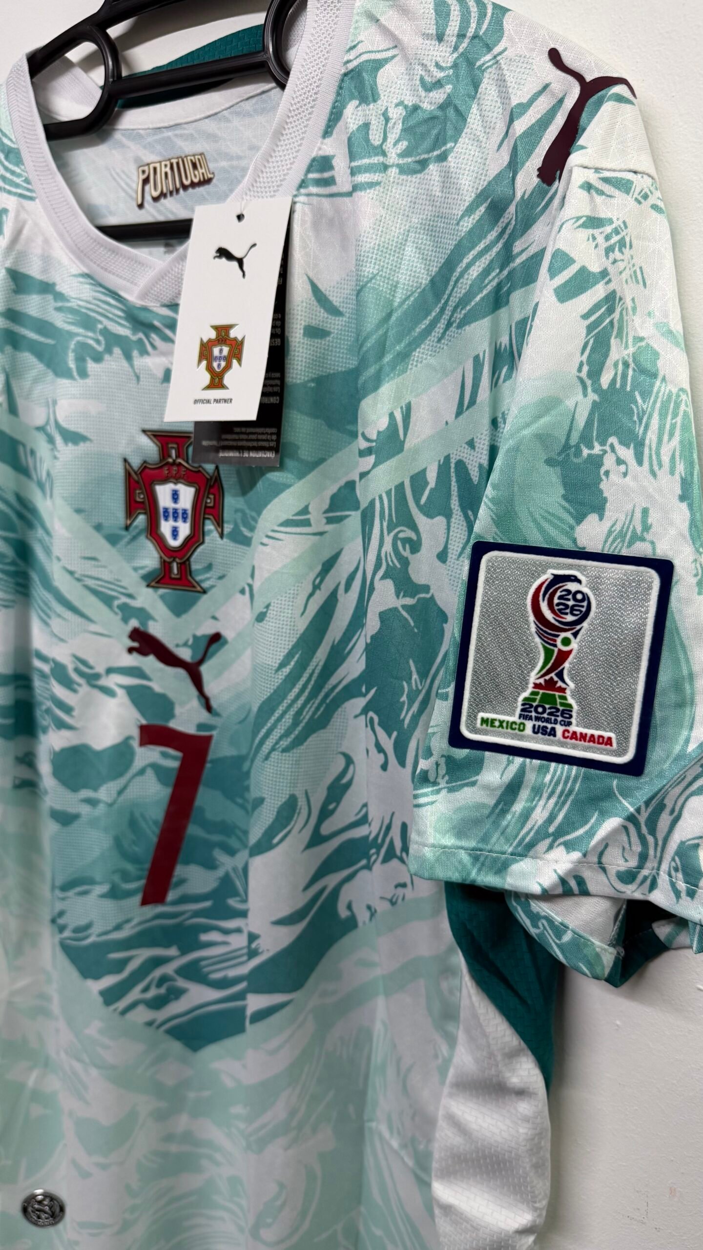 Camiseta Portugal Alternativa Mundial 2026 RONALDO 7 - Imagen 3