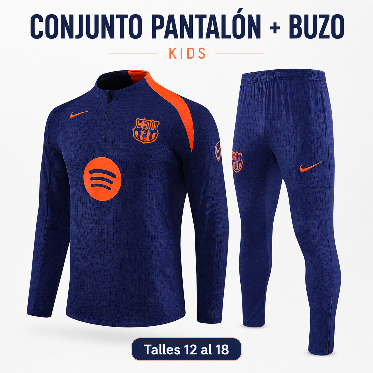 Conjunto Pantalón + Buzo Kids BARCELONA