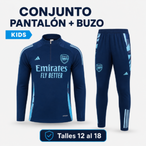 Conjunto Pantalón + Buzo Kids ARSENAL
