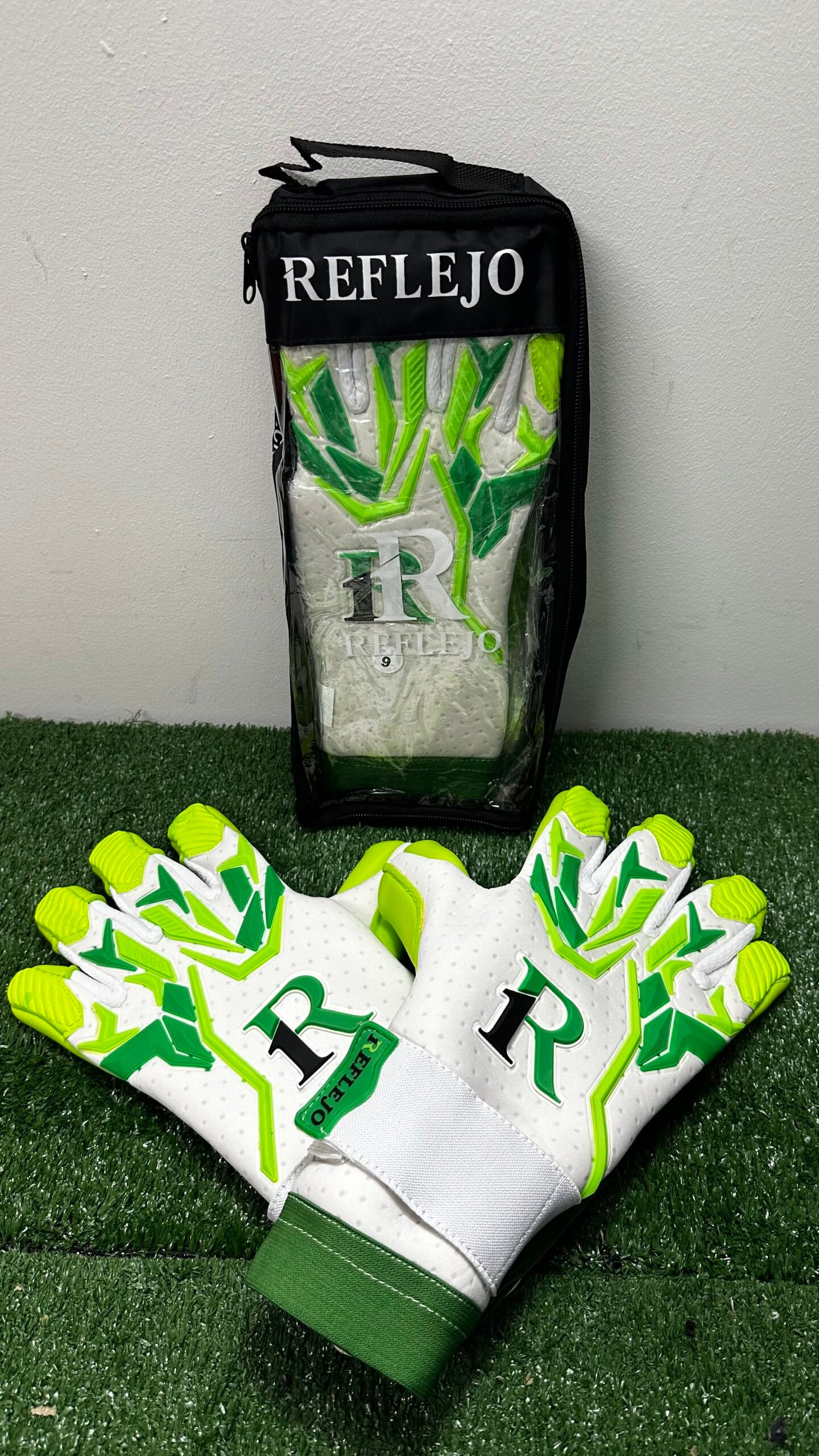 Guantes de Arquero REFLEJO Fusion Green Pro - Imagen 2