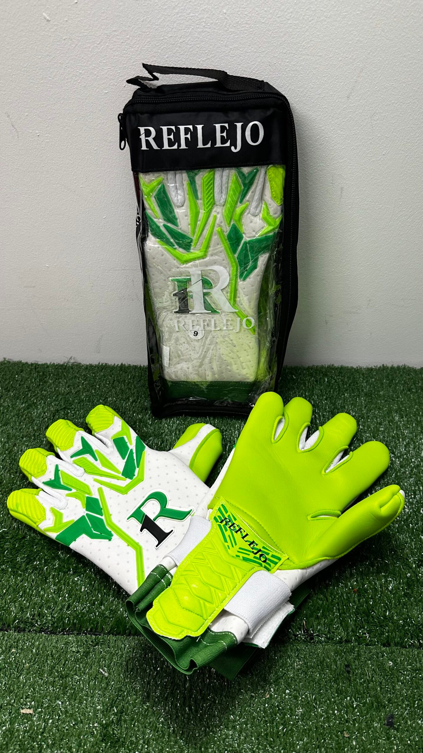 Guantes de Arquero REFLEJO Fusion Green Pro - Imagen 3