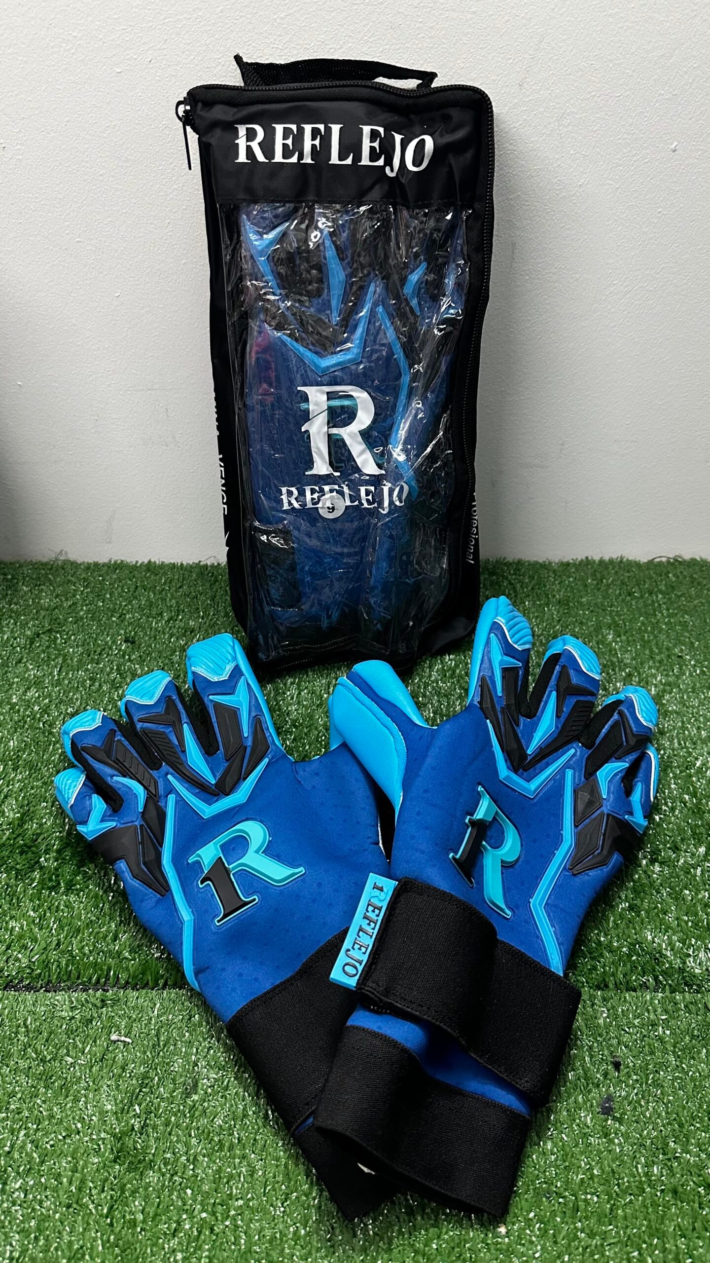 Guantes de Arquero REFLEJO Fusion Sky Blue Pro - Imagen 2