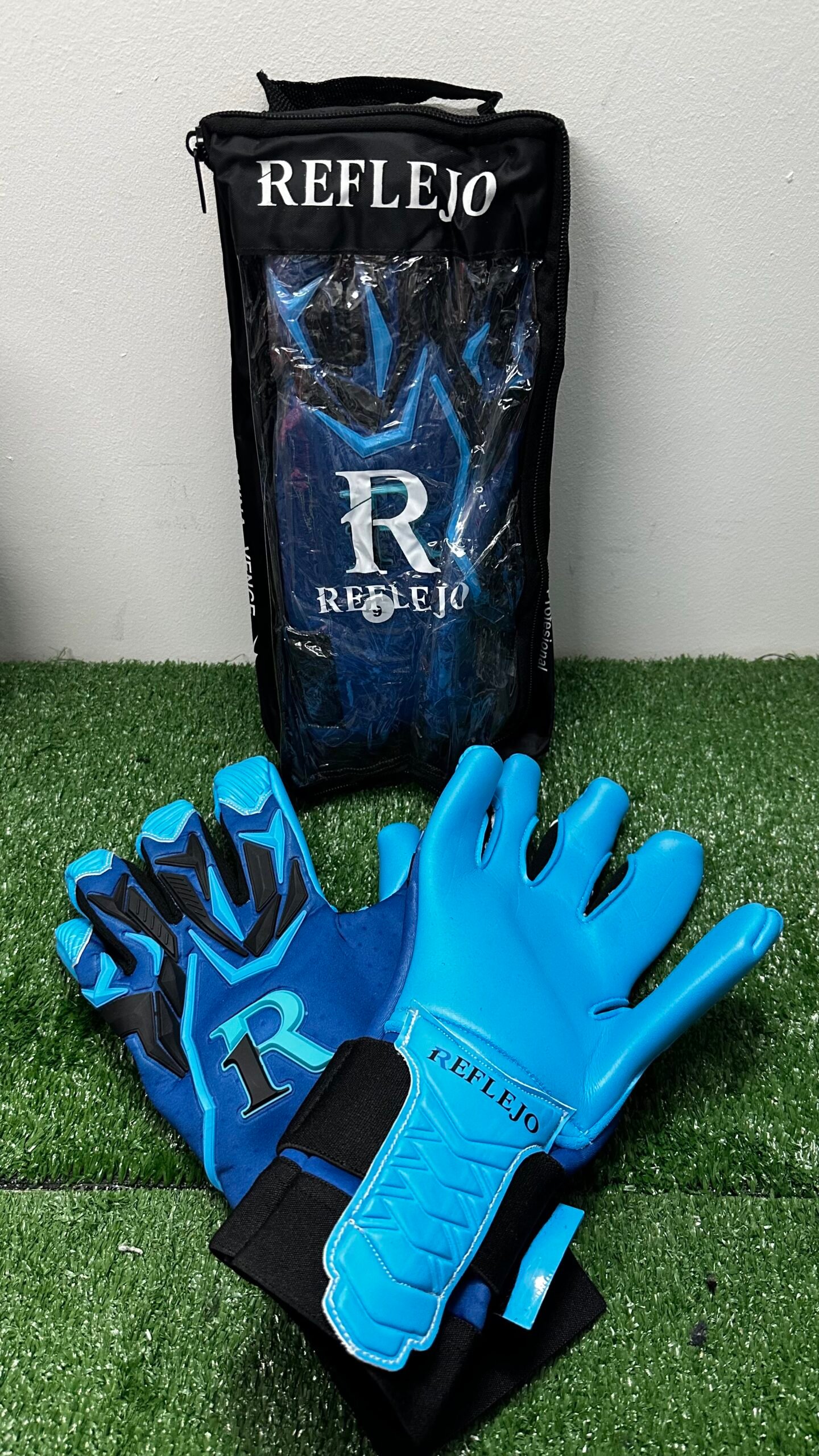 Guantes de Arquero REFLEJO Fusion Sky Blue Pro - Imagen 3